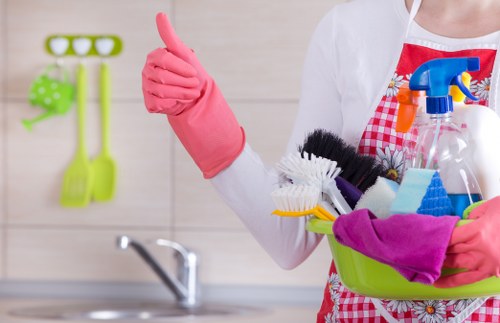 Professional house cleaning for a modern Canary Wharf apartment