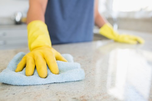 Complaint investigation and communication during cleaning service review